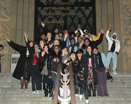 Outside La Cit&eacute; Nationale de l'Histoire de l'Immigration